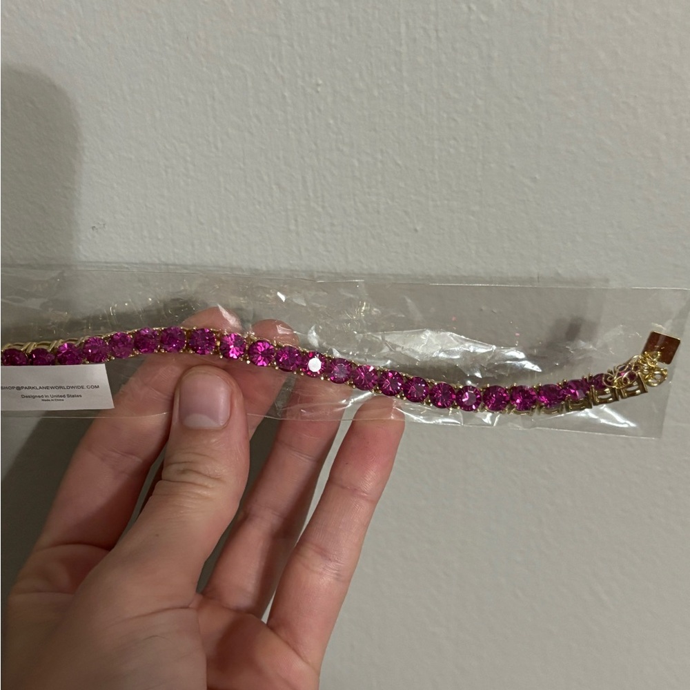 Park Lane Pink and Gold Bracelet